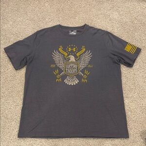 Under Armour Charcoal Support Troops Tee